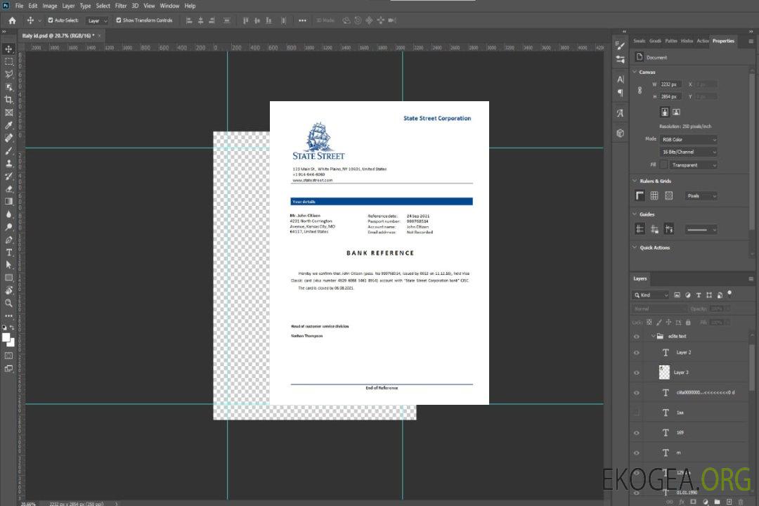 Référence USA , State Street , closure template